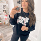 Baseball Game Day Sequin Patch Sweatshirt