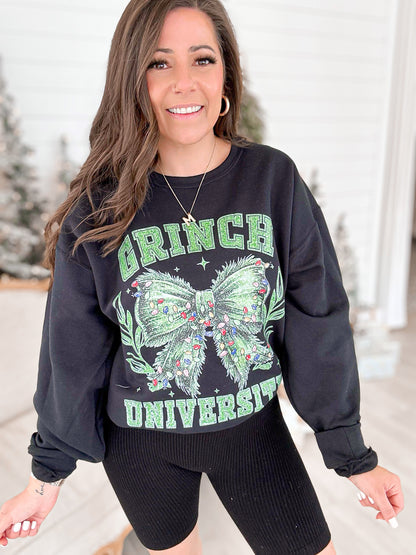 Grinch University Graphic Sweatshirt