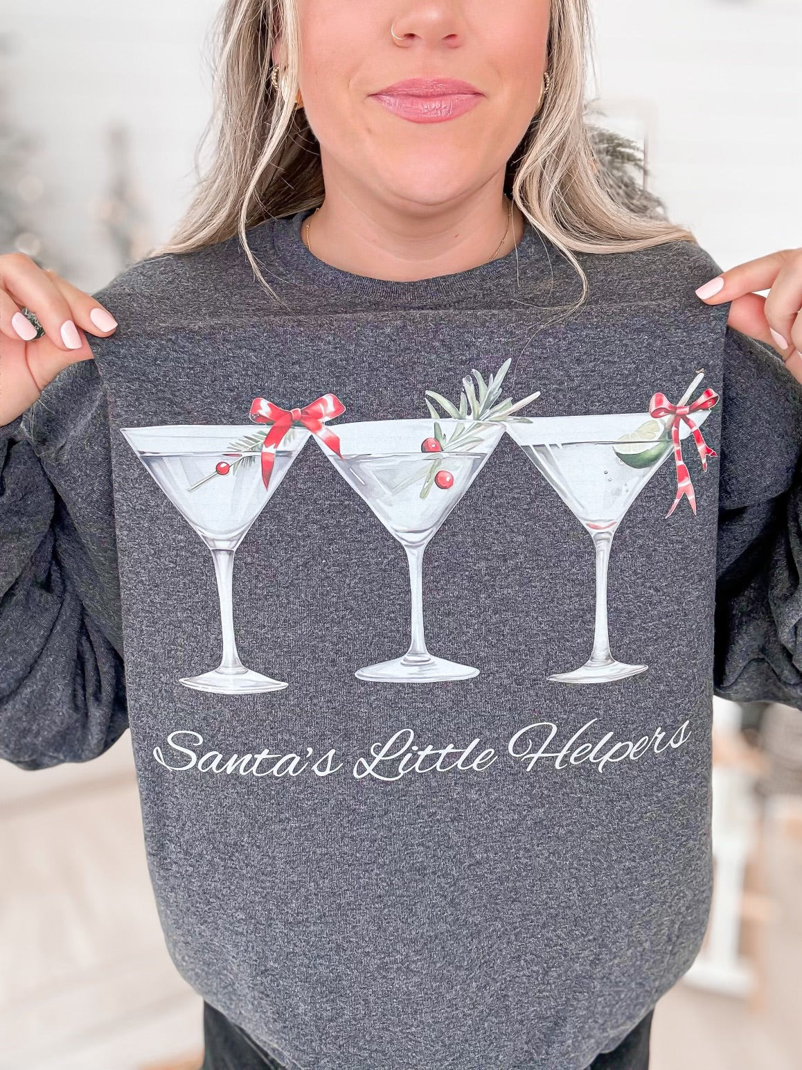 Santa's Little Helpers Graphic Sweatshirt