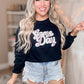 Baseball Game Day Sequin Patch Sweatshirt