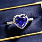 Heart of the Ocean Moissanite Ring - Cheeky Chic Boutique