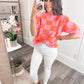 Feeling Vibrant Checkered Sequin Sweater