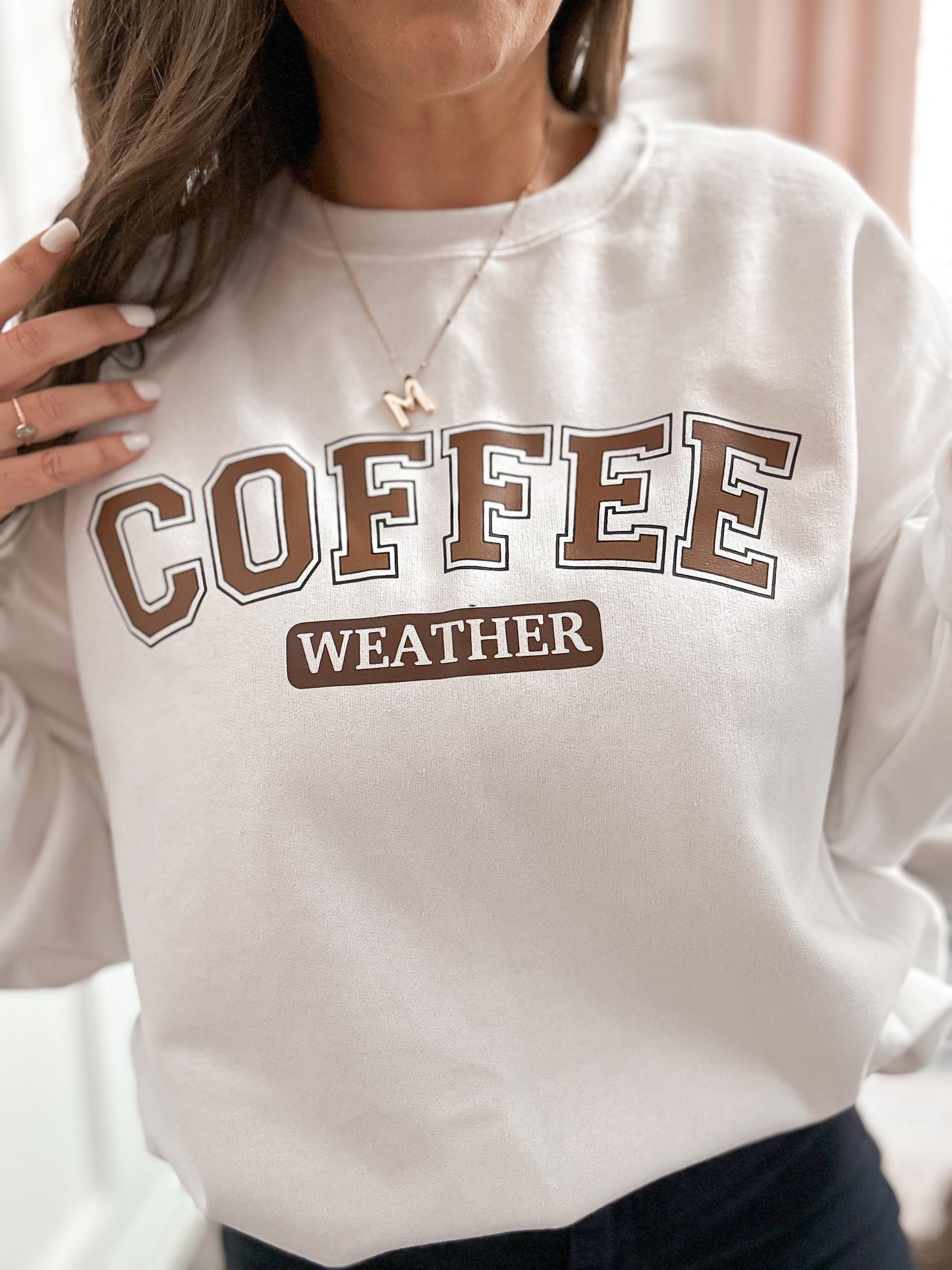 Coffee Weather Graphic Sweatshirt