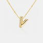 Bubble Initial Necklace T-Z - Cheeky Chic Boutique