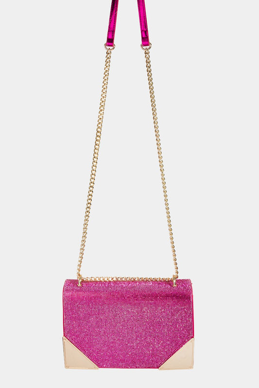 Center Stage Shimmer Crossbody Purse - Cheeky Chic Boutique
