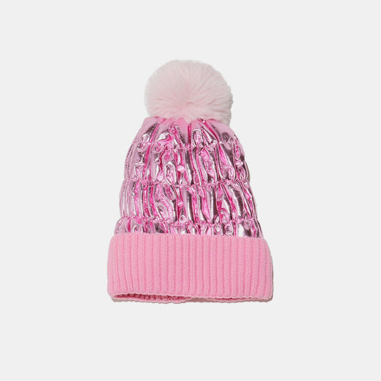 Blush & Bloom Pom Hat