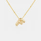 Bubble Initial Necklace A-J - Cheeky Chic Boutique