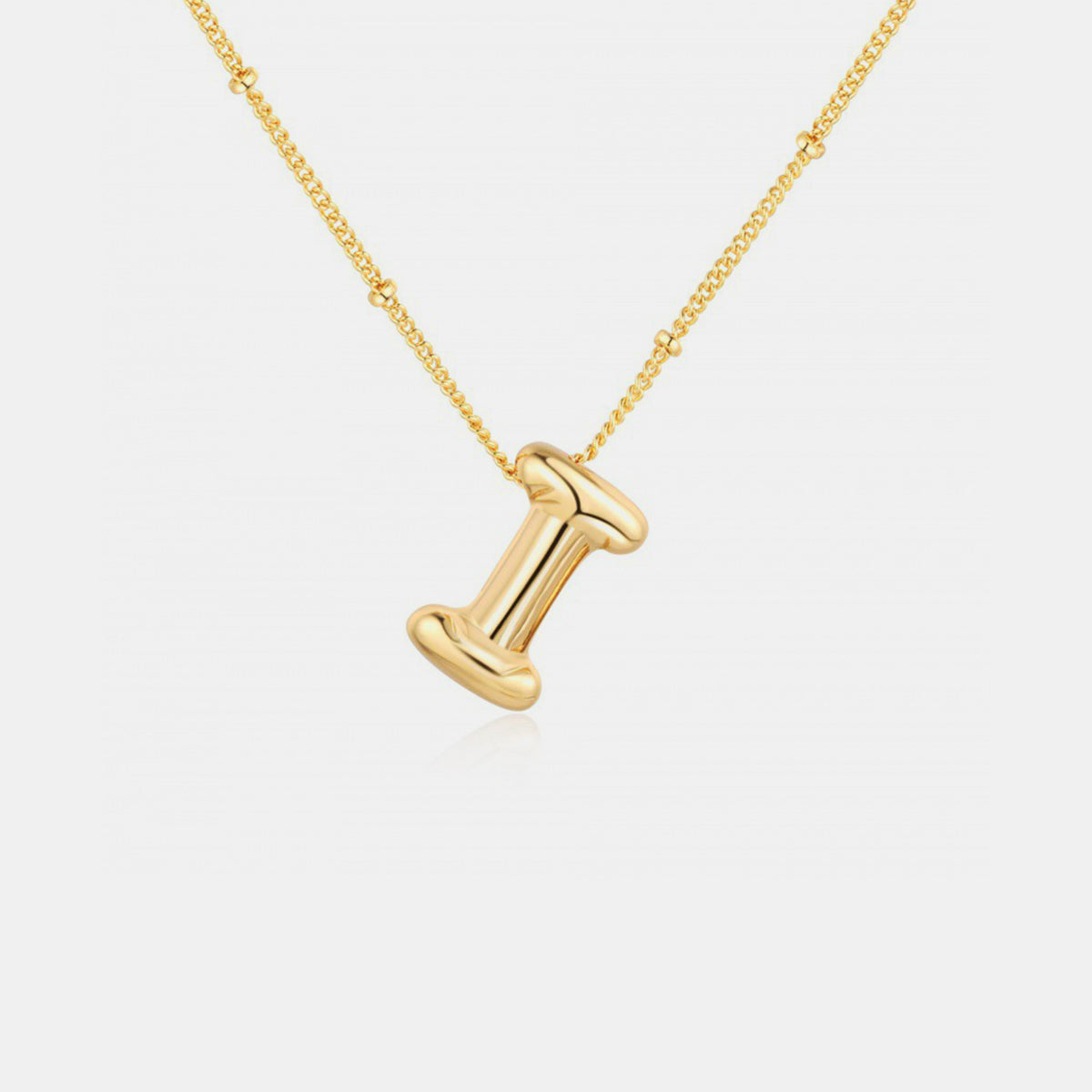 Bubble Initial Necklace A-J - Cheeky Chic Boutique