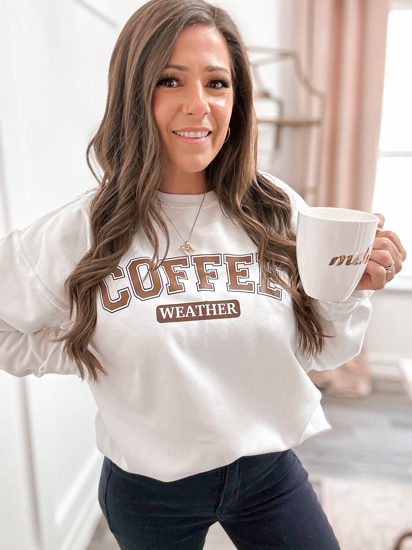 Coffee Weather Graphic Sweatshirt