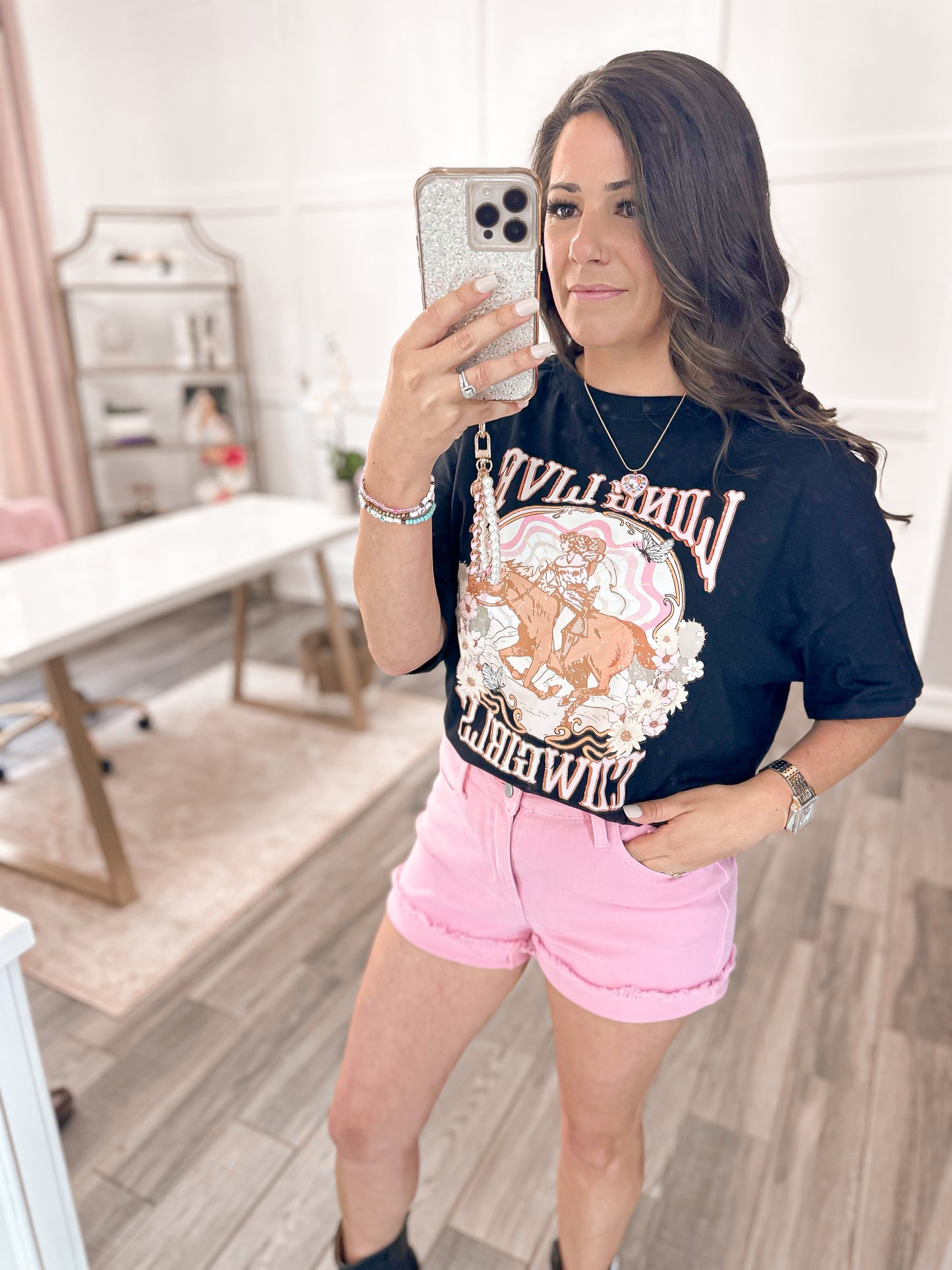 Long Live Cowgirls Oversized Graphic Tee