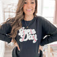 Baseball Game Day Sequin Patch Sweatshirt