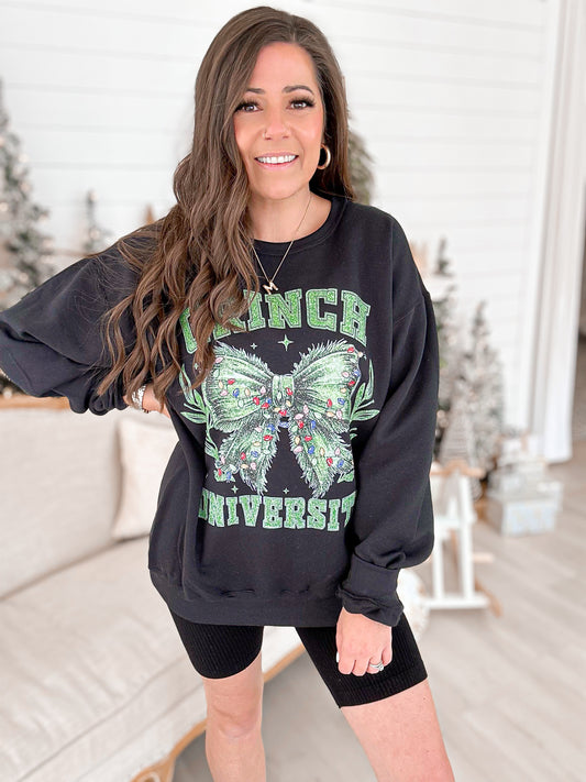 Grinch University Graphic Sweatshirt