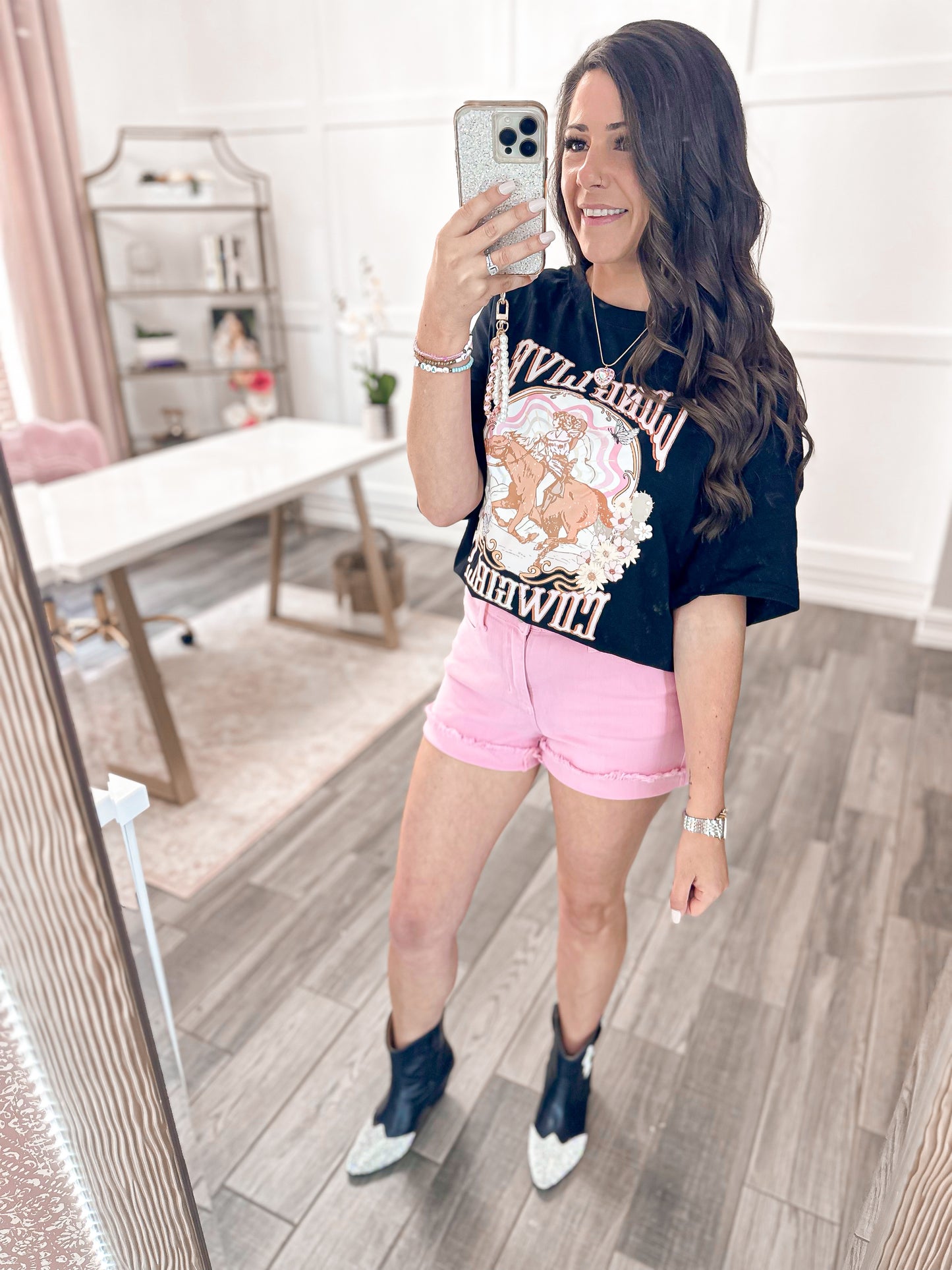 Long Live Cowgirls Oversized Graphic Tee