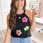 Buy Myself Flowers Sequin Floral Tank