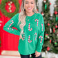 Candy Cane Sequin Sweatshirt