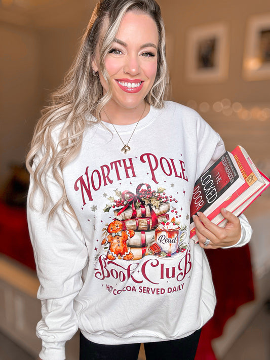 North Pole Book Club Graphic Sweatshirt