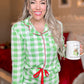 Merry Mint Plaid Lounge Set