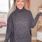 Chilly Day Chic Turtleneck Sweater in Black