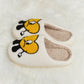 Loving You Heart Plush Slippers