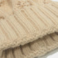 Roll Rim Cable-Knit Hat