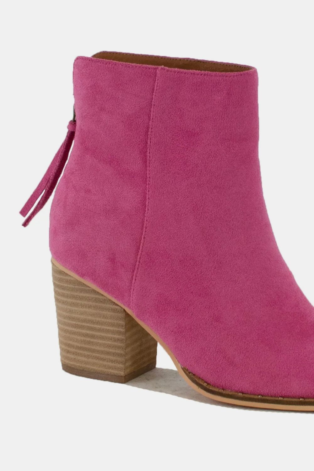 Be My Valentine Suede Ankle Booties