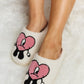 Loving You Heart Plush Slippers