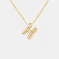 Bubble Initial Necklace A-J - Cheeky Chic Boutique