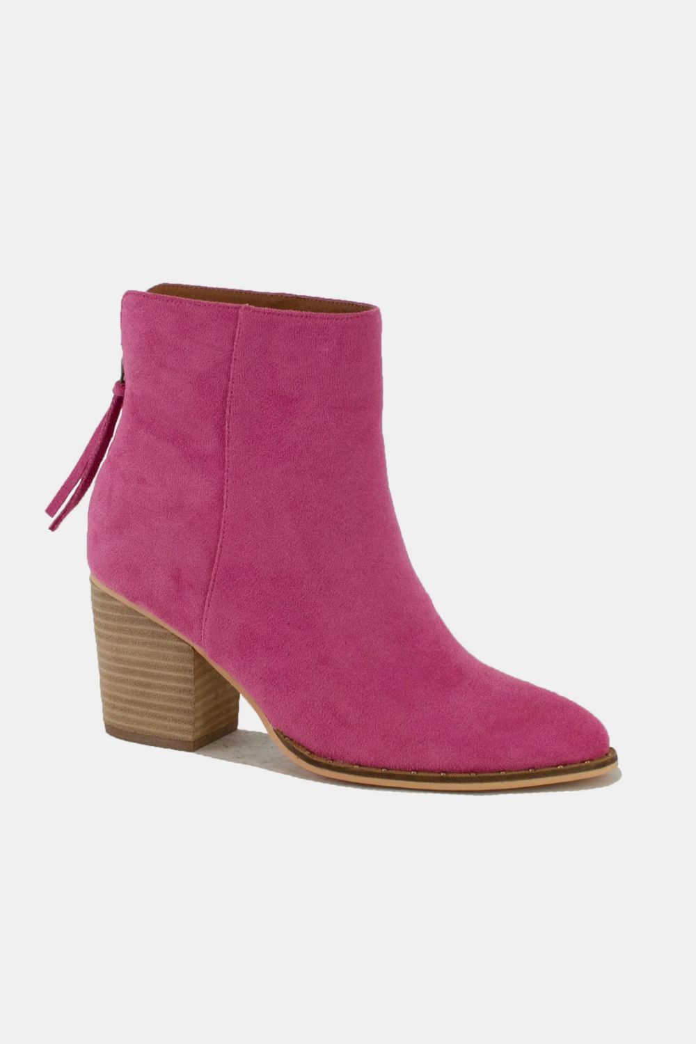 Be My Valentine Suede Ankle Booties