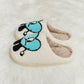 Loving You Heart Plush Slippers