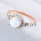 Round Moonstone Ring - Cheeky Chic Boutique