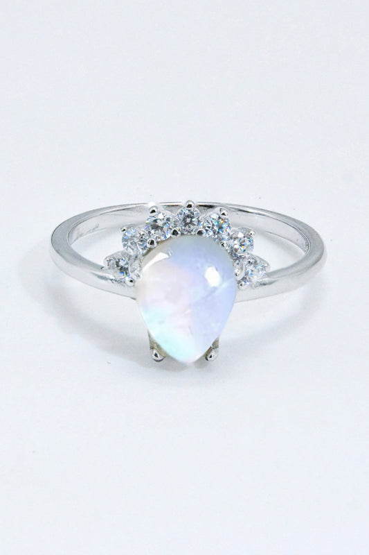 925 Sterling Silver Moonstone Ring - Cheeky Chic Boutique