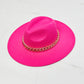 Fame Keep Your Promise Fedora Hat in Pink - Cheeky Chic Boutique