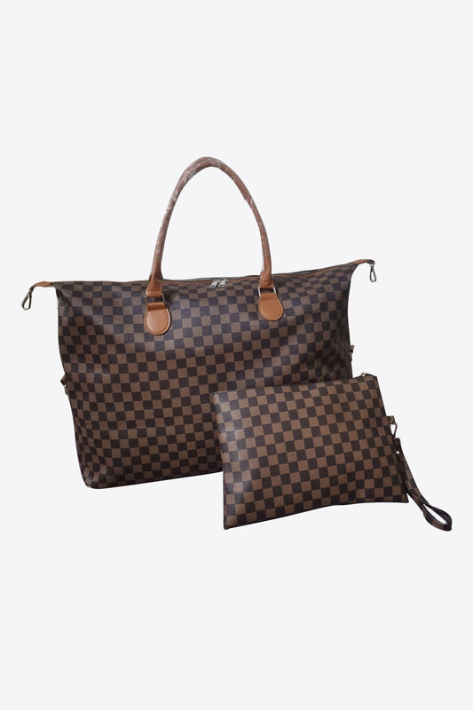 Checkered Two-Piece Bag Set - Cheeky Chic Boutique