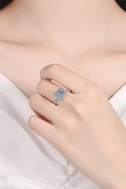 Square Moissanite Ring - Cheeky Chic Boutique