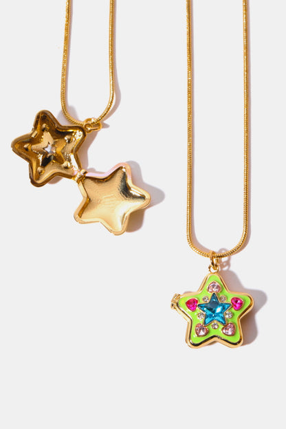 Starlight Locket Necklace - Cheeky Chic Boutique