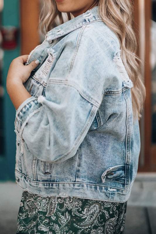 Have It Your Way Denim Jacket - Cheeky Chic Boutique