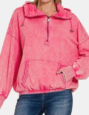 Festive in Fuchsia Hoodie - Cheeky Chic Boutique