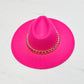 Fame Keep Your Promise Fedora Hat in Pink - Cheeky Chic Boutique