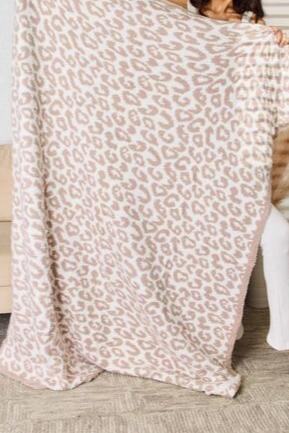 Cuddley Leopard Decorative Throw Blanket - Cheeky Chic Boutique