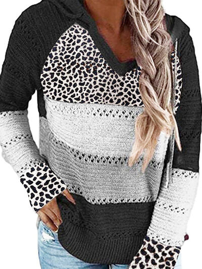 Rest and Retreat Hooded Sweater - Cheeky Chic Boutique