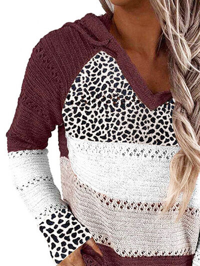 Rest and Retreat Hooded Sweater - Cheeky Chic Boutique