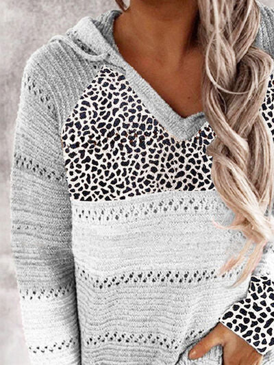 Rest and Retreat Hooded Sweater - Cheeky Chic Boutique