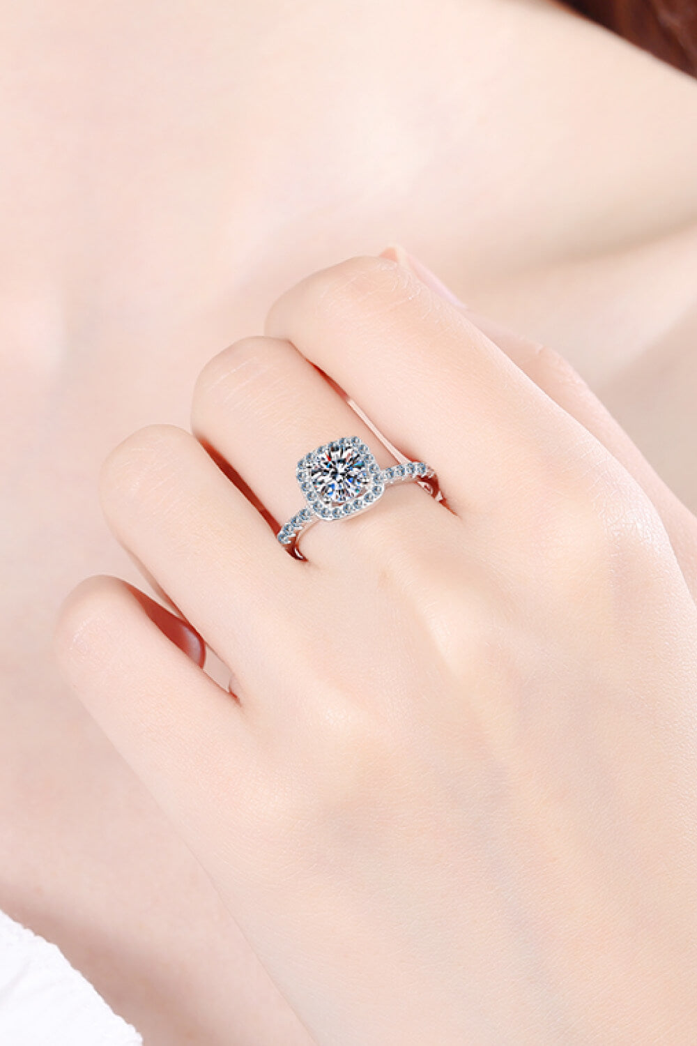 Square Moissanite Ring - Cheeky Chic Boutique