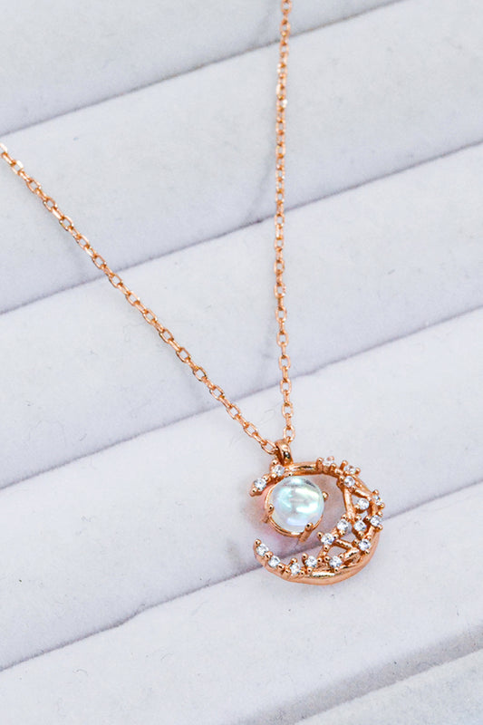 Where It All Began Moonstone Necklace - Cheeky Chic Boutique