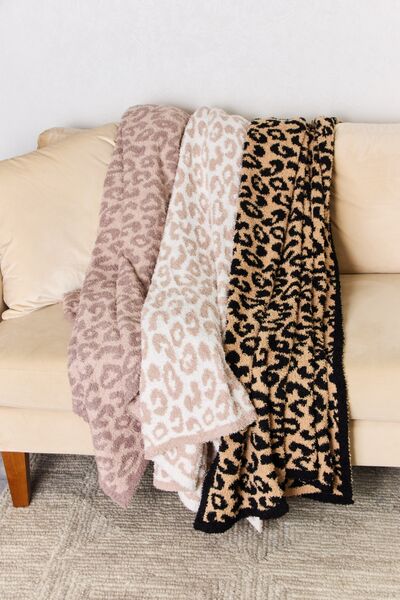 Cuddley Leopard Decorative Throw Blanket - Cheeky Chic Boutique